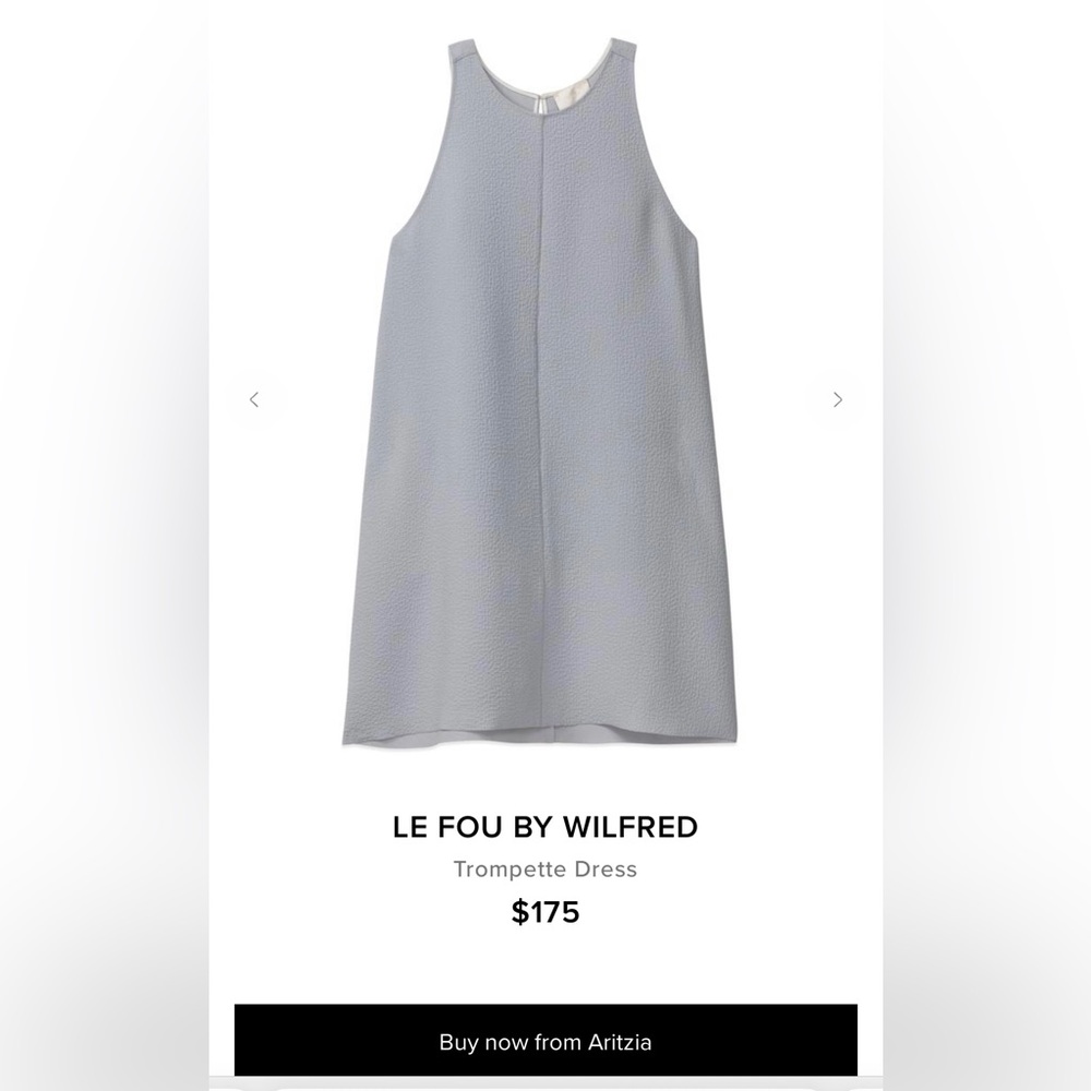 ARITZIA LE FOU WILFRED TROMPETTE Blue/Purple SUMMER DRESS Size Small